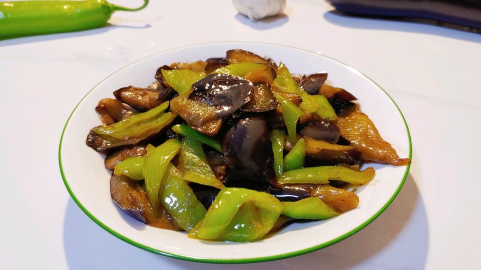 蒜辣豆豉烧茄子的做法