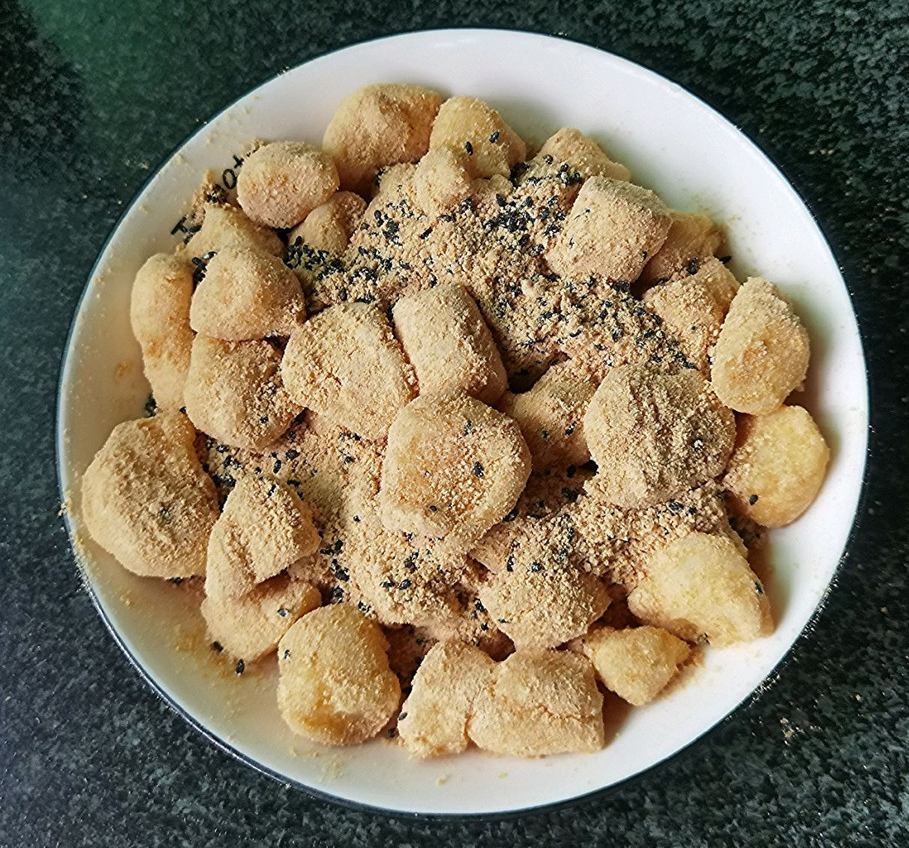 黄豆粉糍粑-糯糯叽叽的超好吃的做法