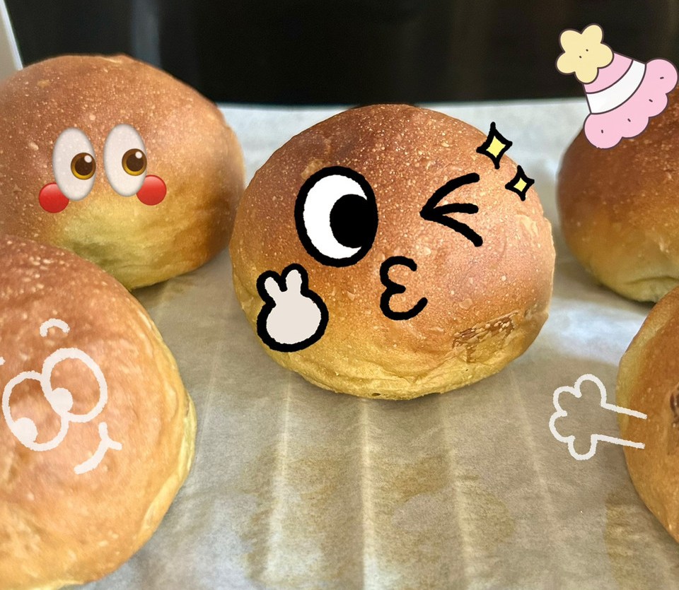 阳光玫瑰小面包的做法