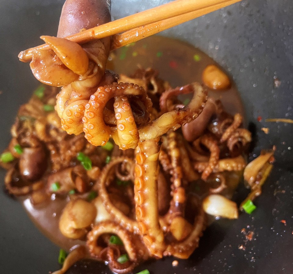 红烧八爪鱼的做法