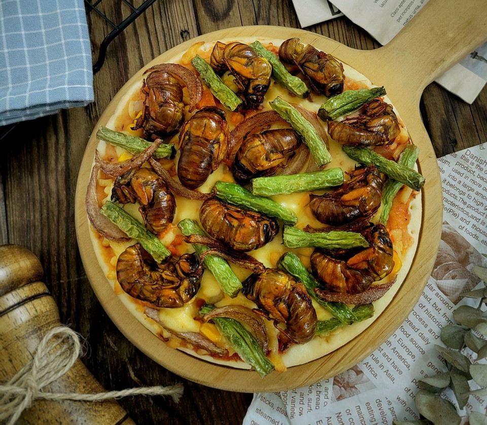 山东人的专属干粮——季节限定的蠽蟟螝豆橛子披萨的做法