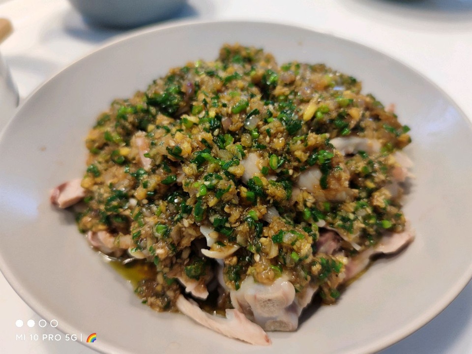 葱油手撕鸡的做法