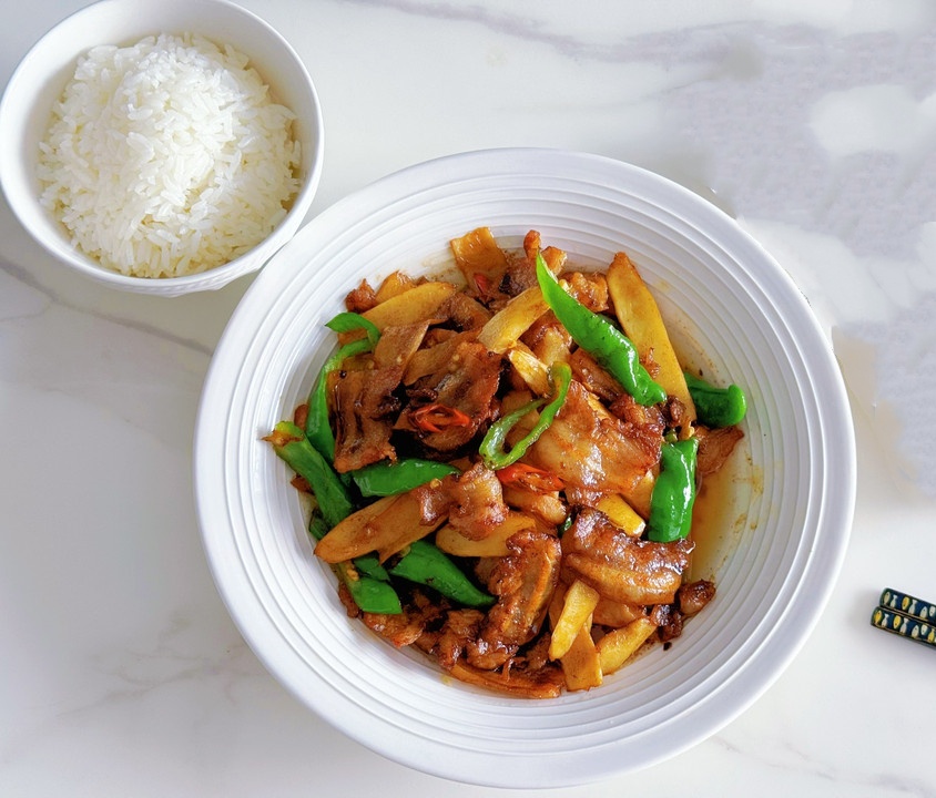 子姜回锅肉的做法