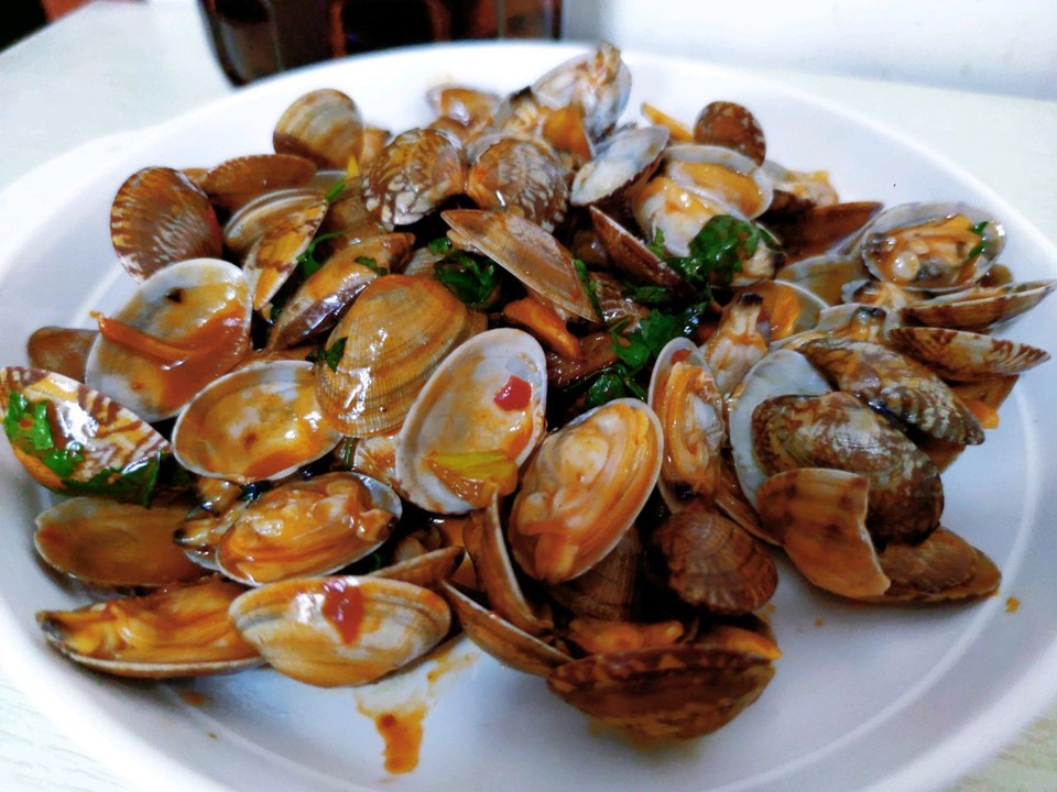 香辣花蛤的做法
