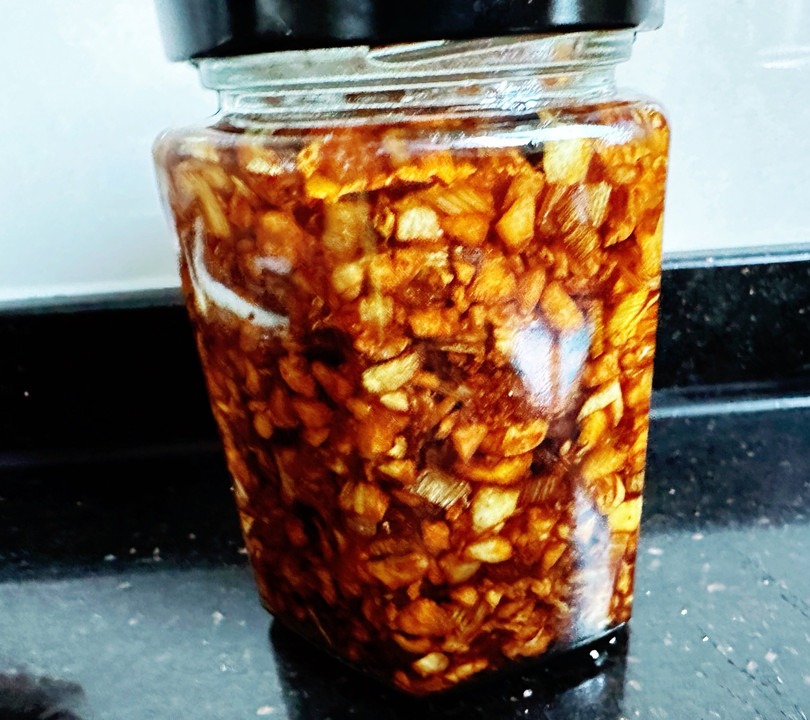 千里香，黑葱油的做法