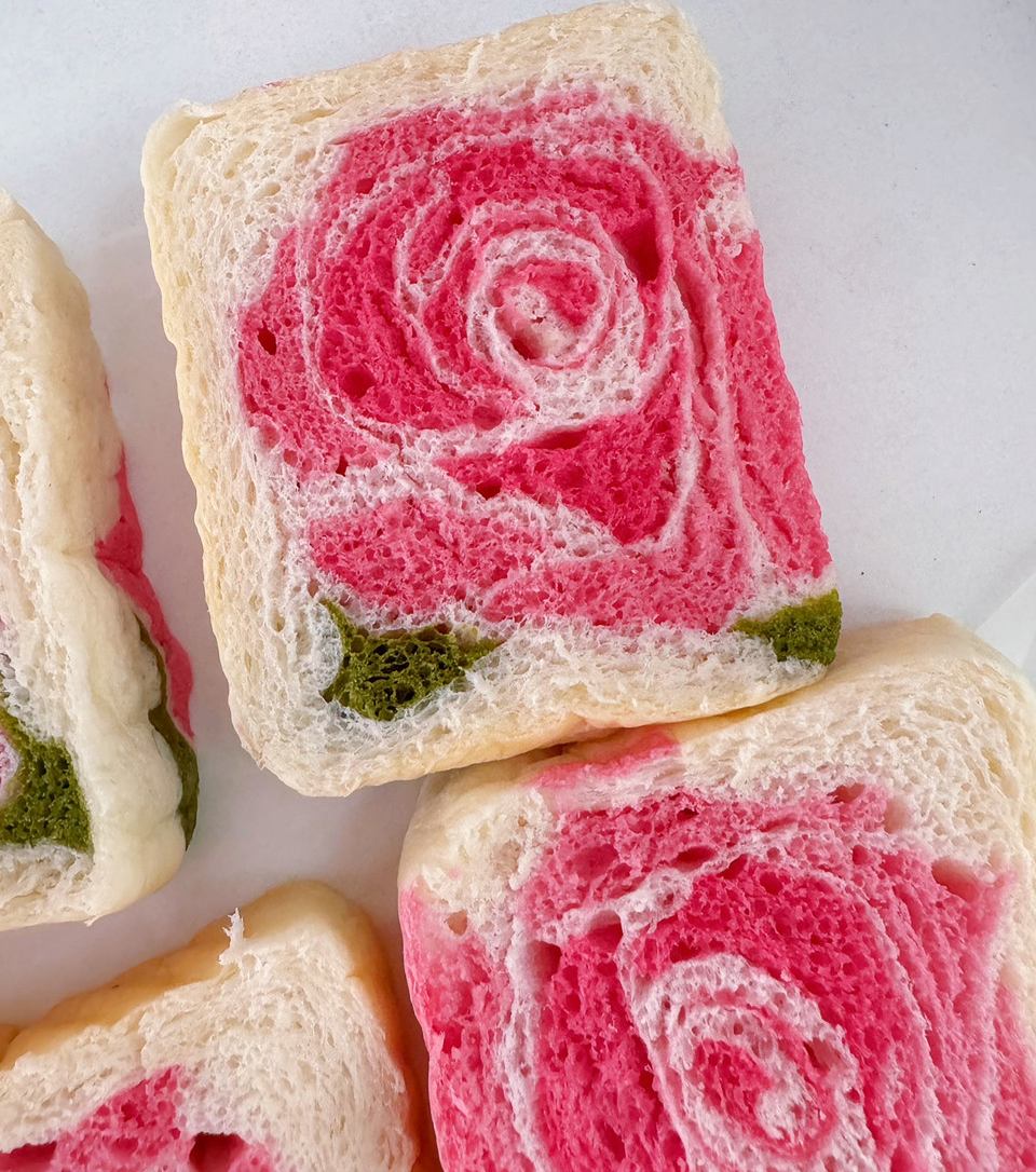 玫瑰花吐司 精品 独家
