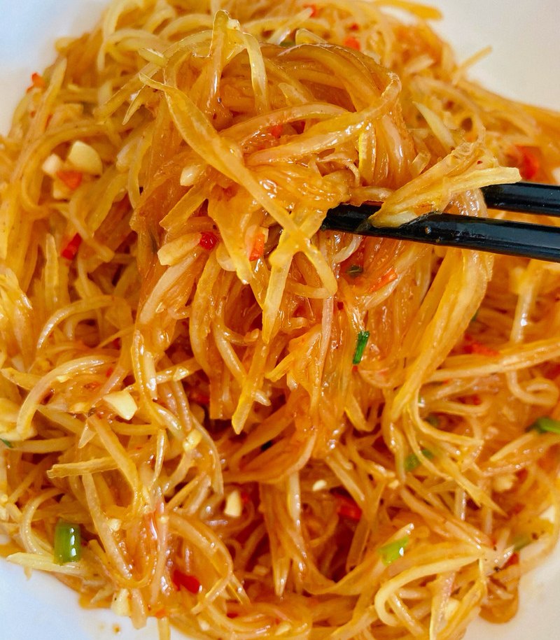 炝拌土豆丝的做法