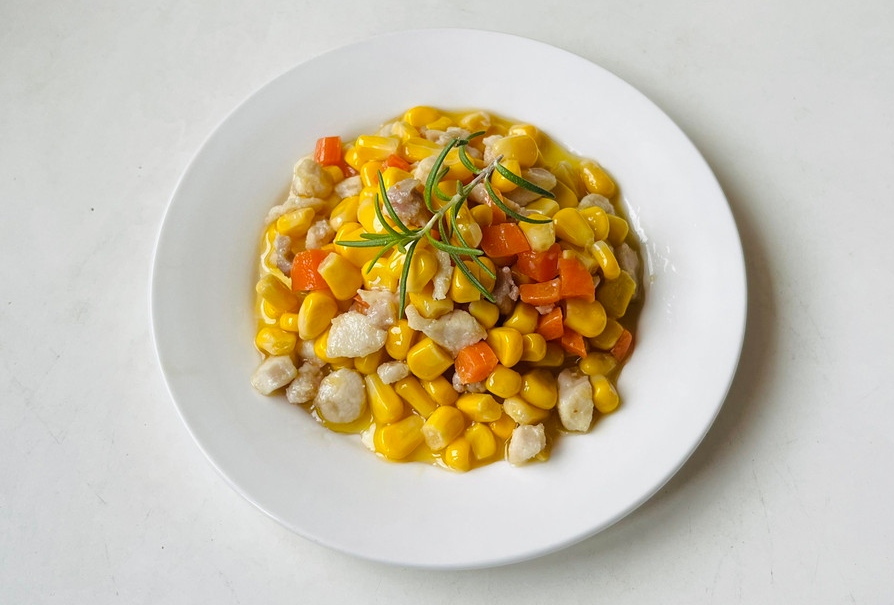 玉米嫩兔的做法