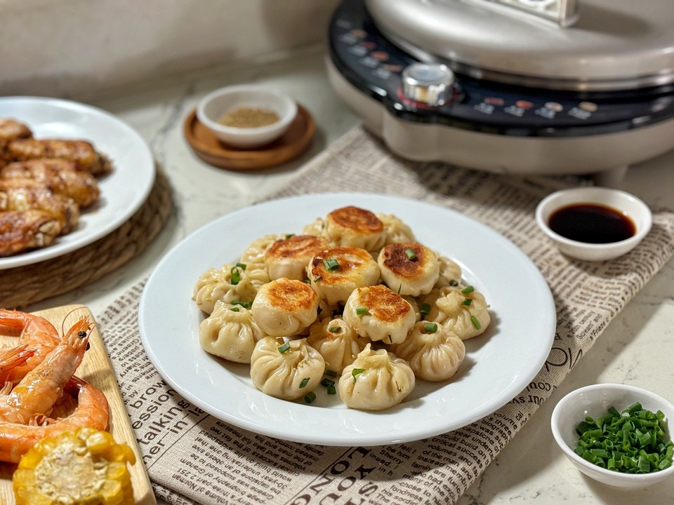 快手拇指生煎包的做法