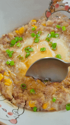 【宝宝辅食】山药肉末蒸蛋的做法