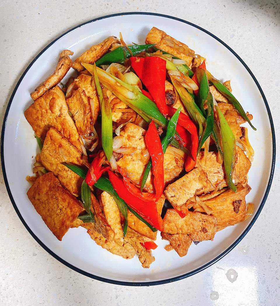 葱烧豆腐的做法