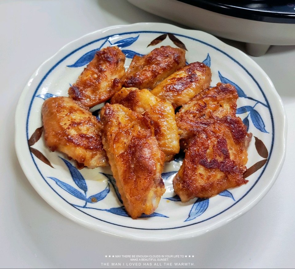 香煎奥尔良翅中的做法