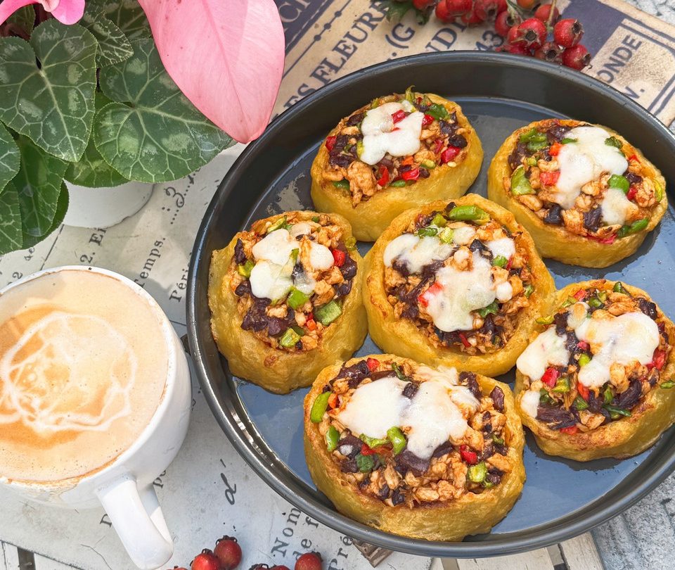 蘑菇鸡肉土豆挞的做法