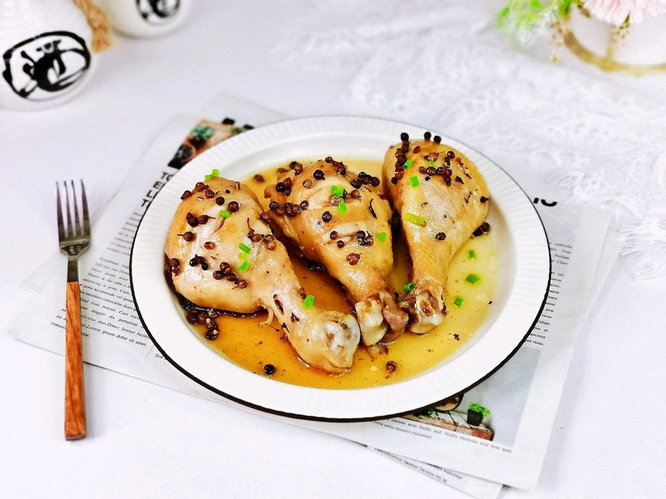 不加一滴油&椒盐蒸鸡腿‼️的做法