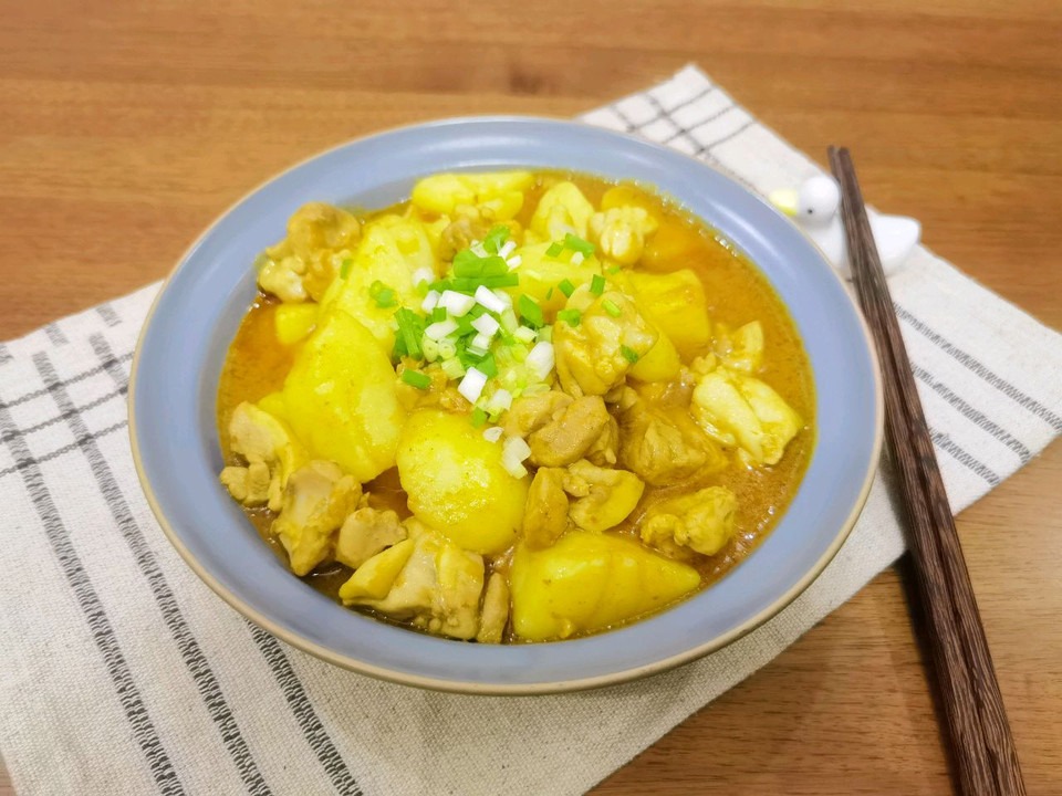 咖喱炒鸡块的做法