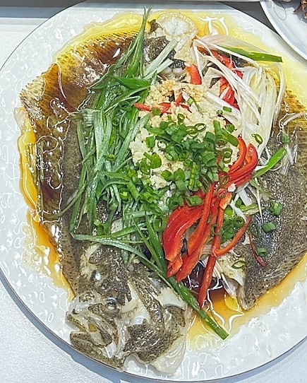 清蒸多宝鱼的做法