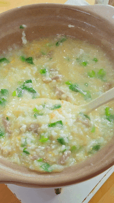 【宝宝辅食】菜芯肉粥的做法