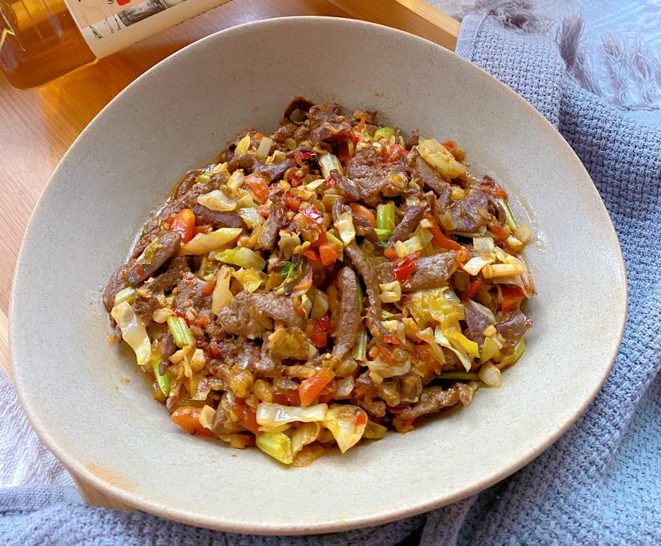 酸辣鹅杂酸爽开胃超级下饭的做法