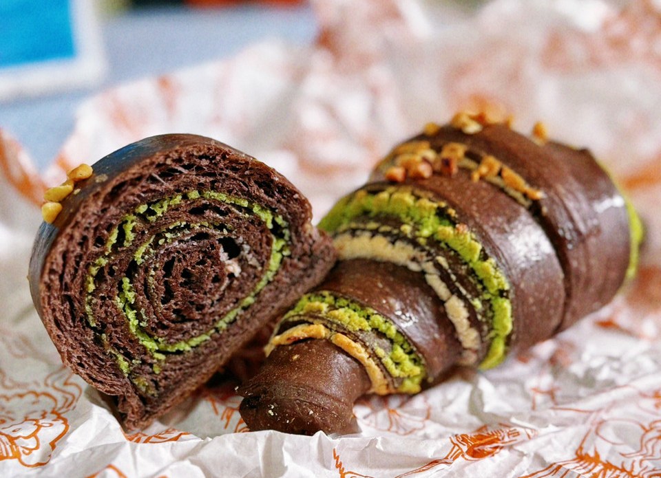 抹茶玫瑰奶酥包的做法