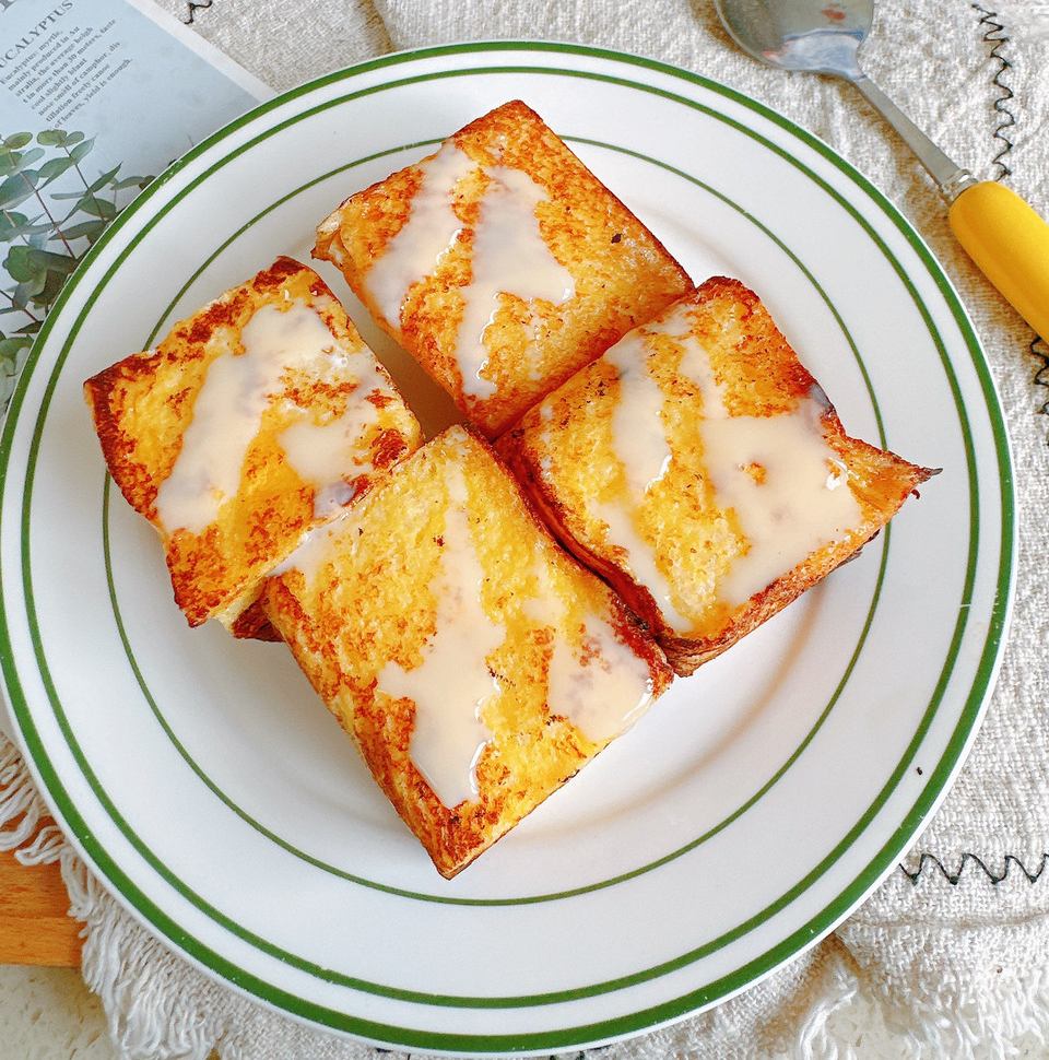 花生酱西多士的做法