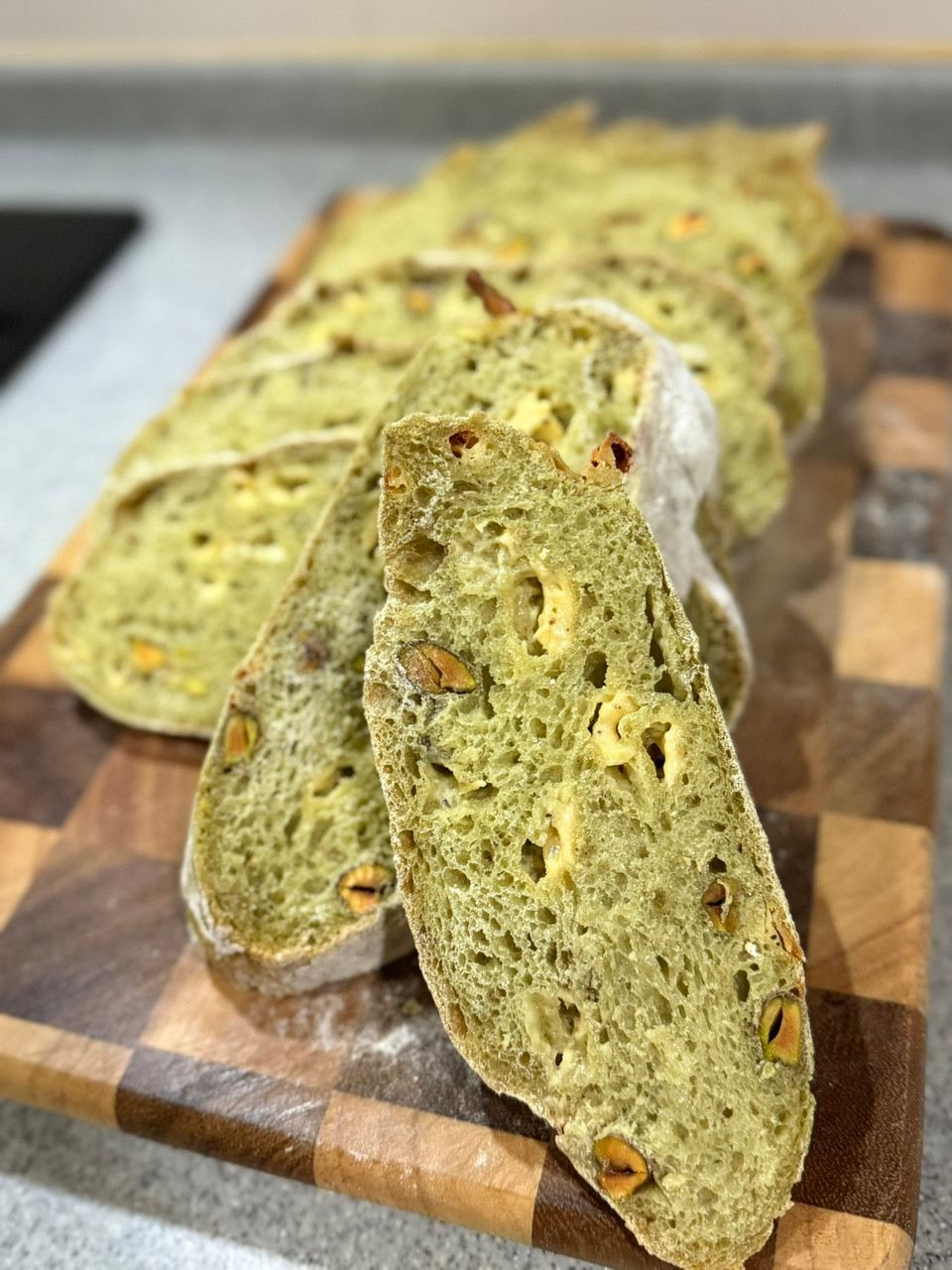 羽衣甘蓝开心果乳酪欧包