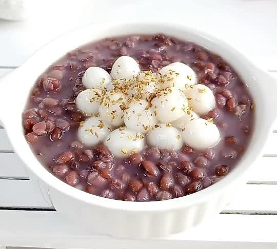 比奶茶还好喝 || 红豆沙小圆子‼️的做法