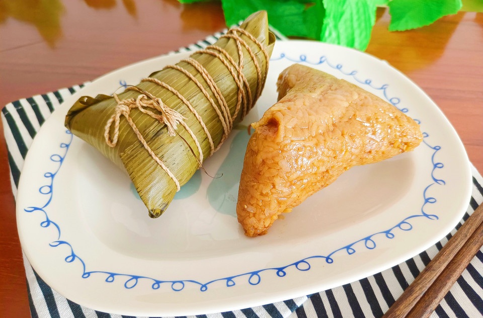 咸蛋黄肉粽