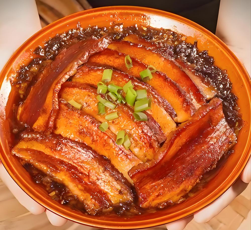 梅菜扣肉（塑盒装）工业化配方工艺