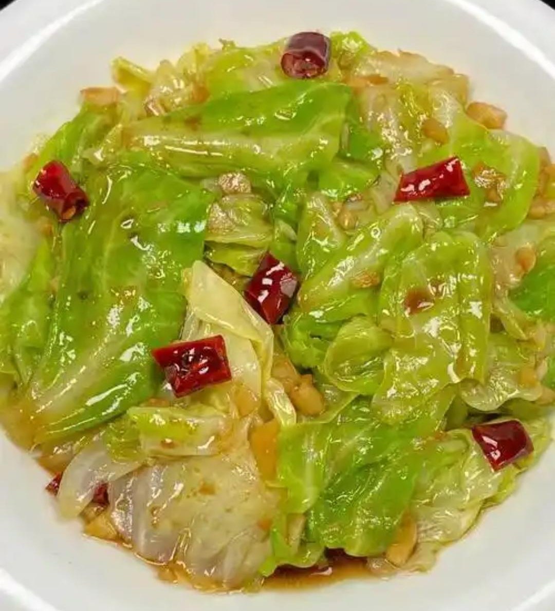 素手撕包菜的做法