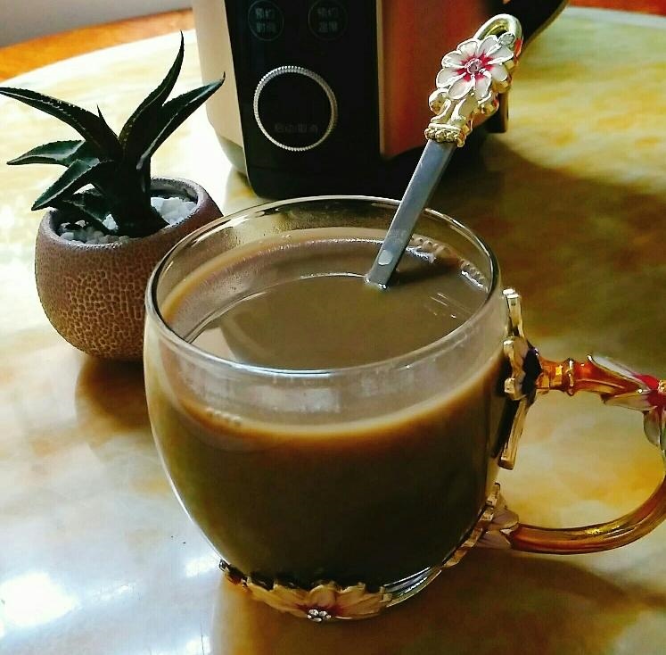 乌发养颜豆浆饮品的做法