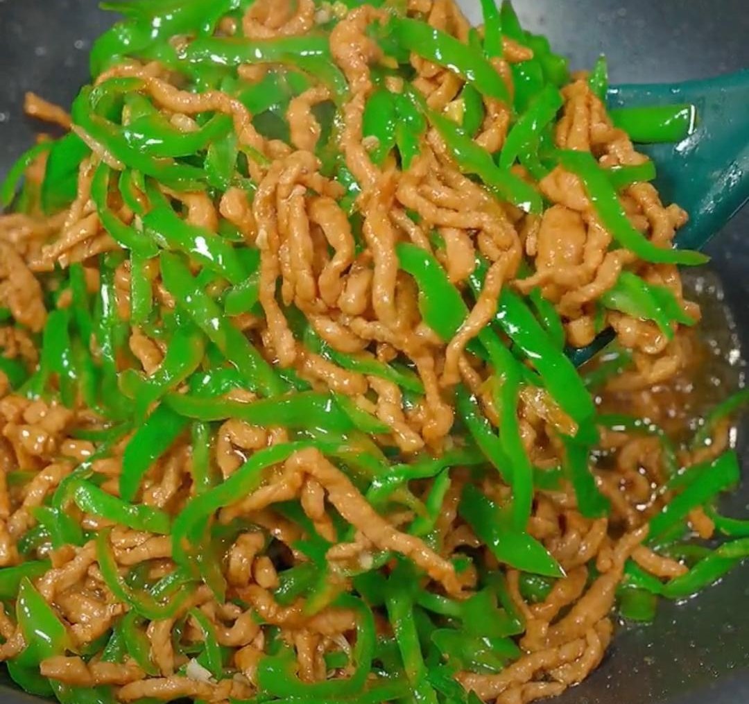 青椒肉丝的做法