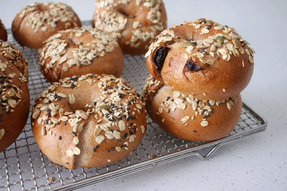 杂粮越嚼越香，核桃碎和肉桂味超搭｜韧啾啾的口感太爱了！的做法