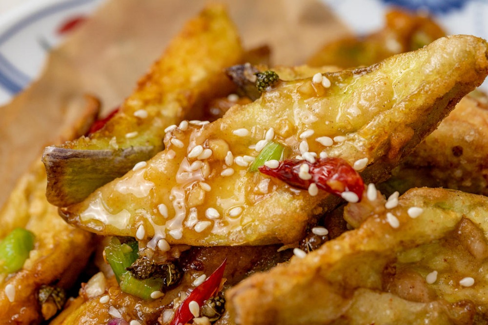 外酥里嫩【风味茄子】的做法