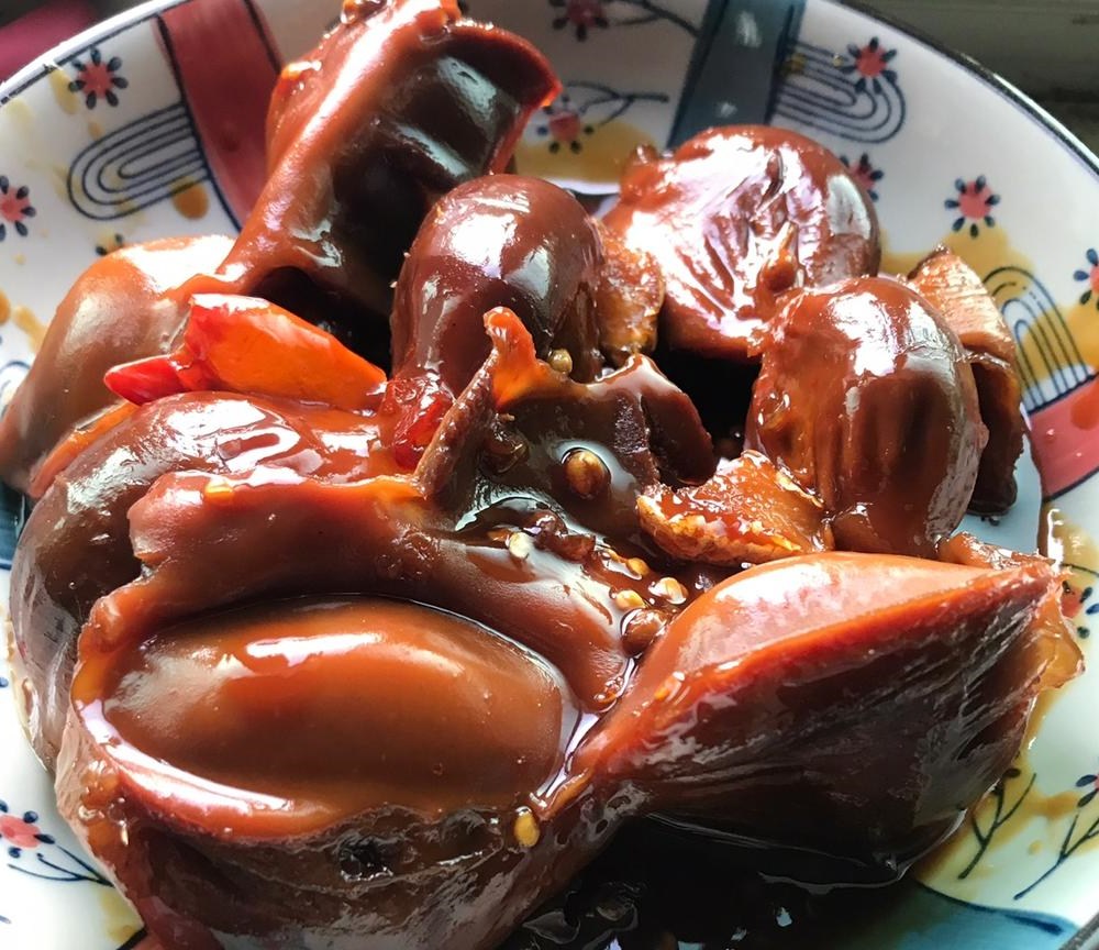 卤鹅胗（黑鸭口味）的做法