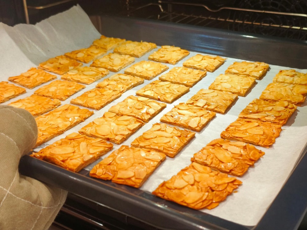 杏仁薄脆的做法