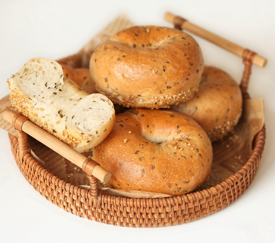 花椒叶盐贝果｜贝果控快冲！越嚼越香