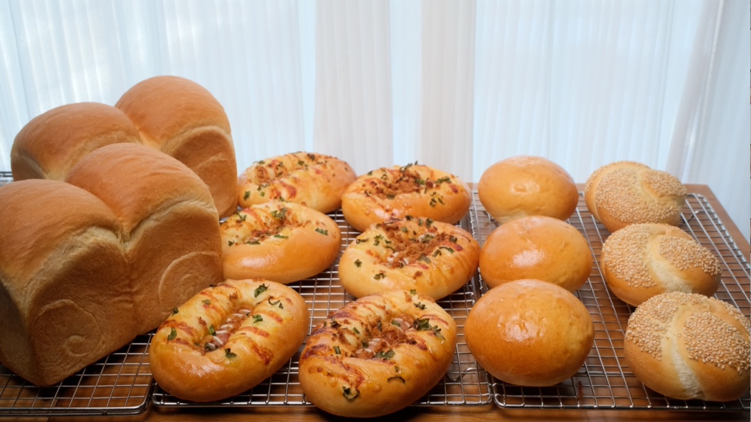 百变白吐司面团