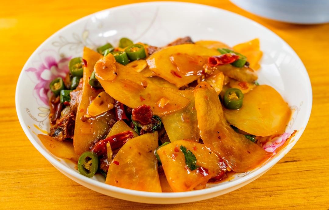下饭菜 香辣土豆片的做法