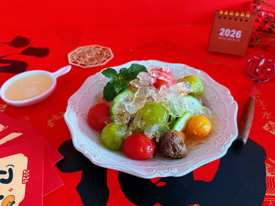 酸酸甜甜-醋冻话梅小番茄