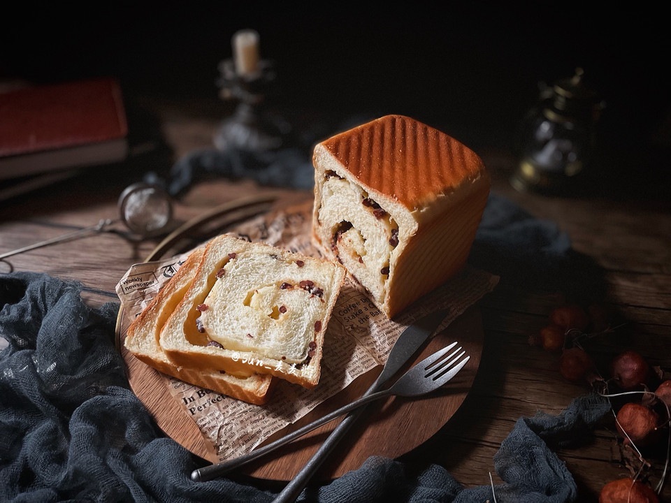 蜜豆芝士奶油吐司的做法