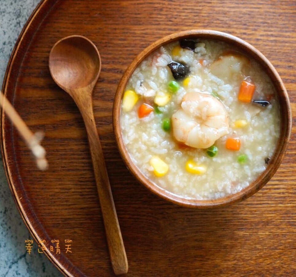 香菇虾仁粥