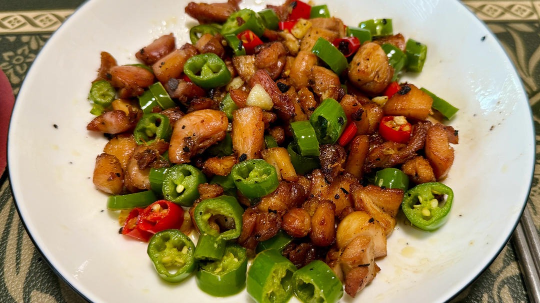 10分钟快手菜农家小炒鸡的做法