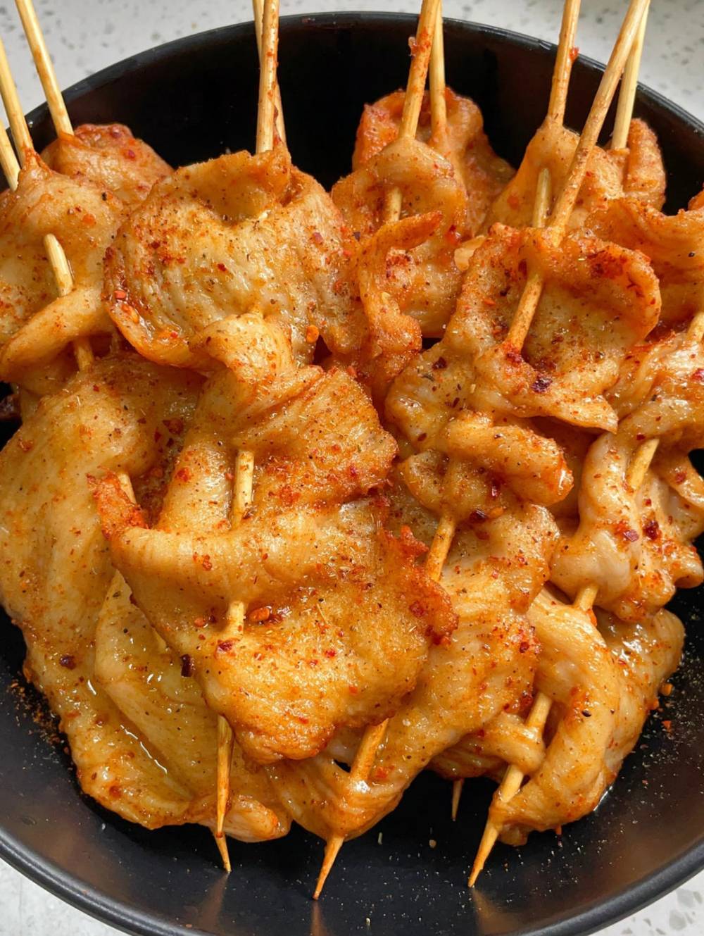 减脂期也能吃的烧烤【香煎里脊肉】的做法