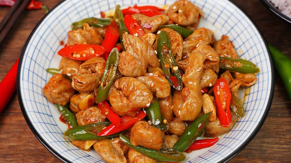 爆炒肥肠！超级下饭