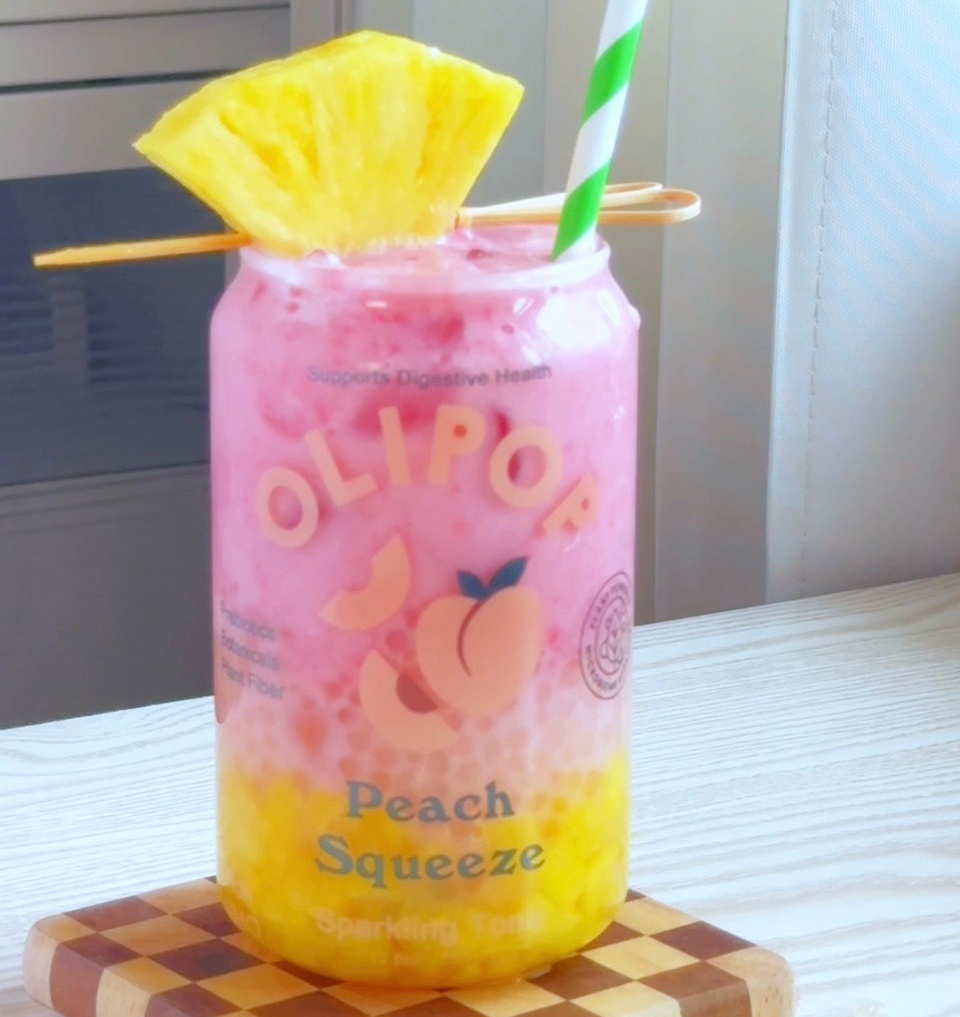 芭乐凤梨厚椰饮一口沦陷夏日神仙特调