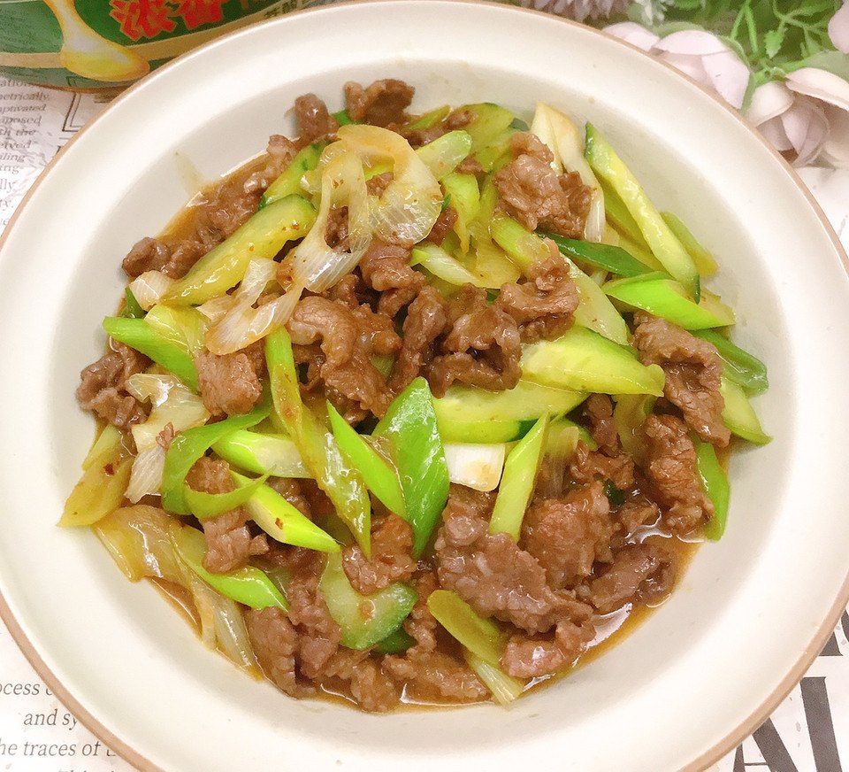 大葱炒牛肉